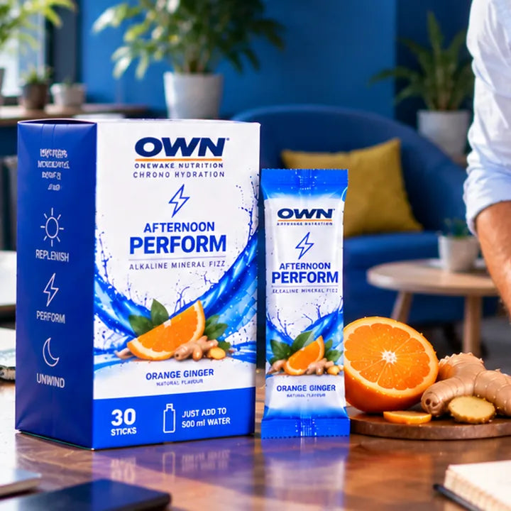 OWN PERFORM stick and carton, Orange-Ginger